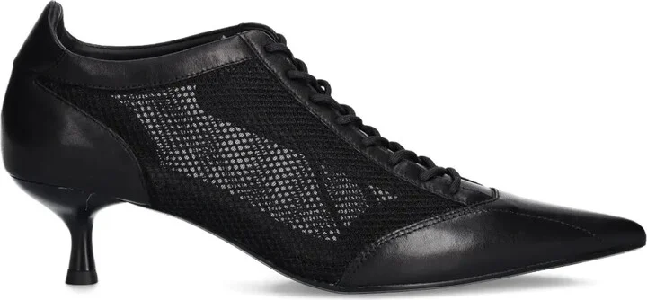 47mm Lykke pointed-toe mesh pumps