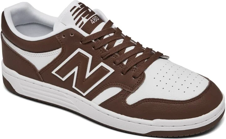 480 BB480LHB Sneakers Women's 4.5 Brown White Athletic Shoes TF2271