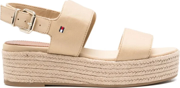 48mm Braided-Wedge Sandals
