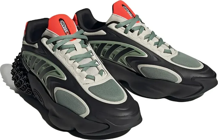 4D Krazed "Black/Army Green/Red" sneakers - Image 2