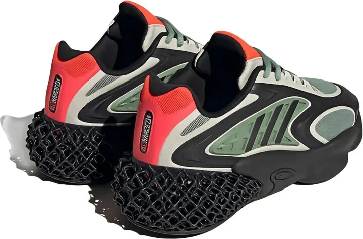 4D Krazed "Black/Army Green/Red" sneakers - Image 3