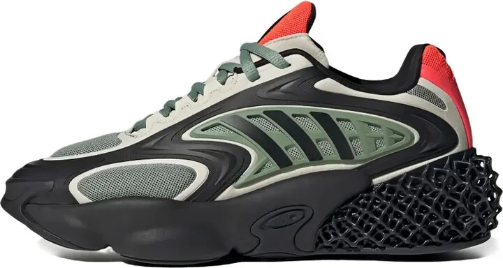 4D Krazed "Black/Army Green/Red" sneakers - Image 4