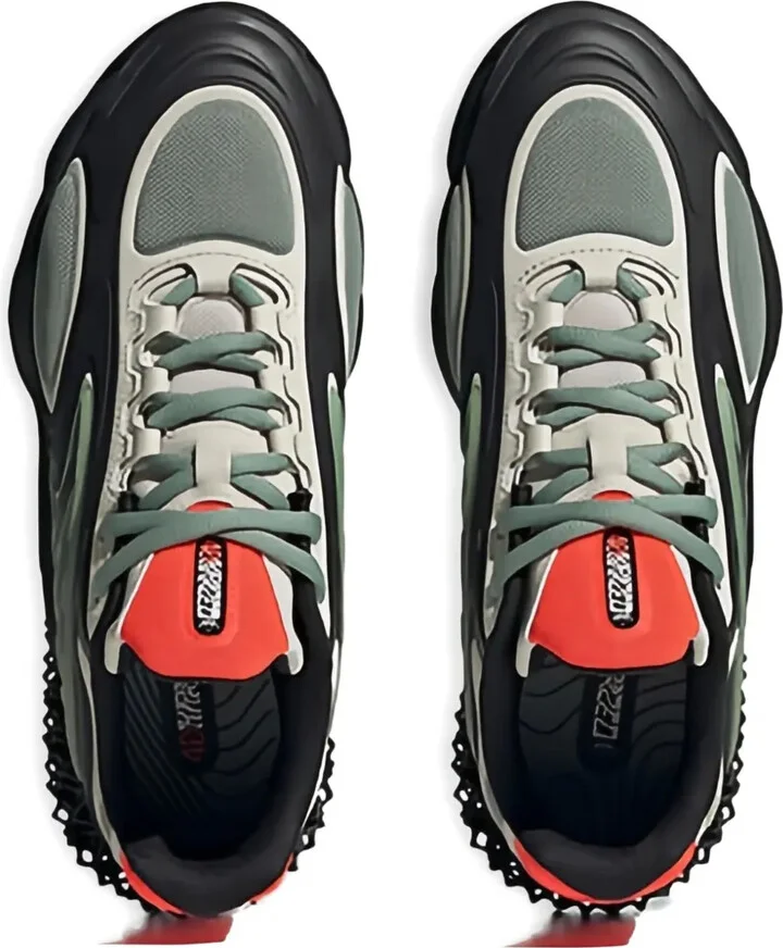 4D Krazed "Black/Army Green/Red" sneakers - Image 5