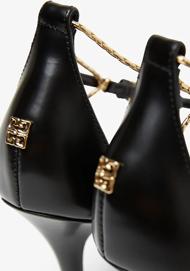 4G 95 liquid black sandals - Image 4