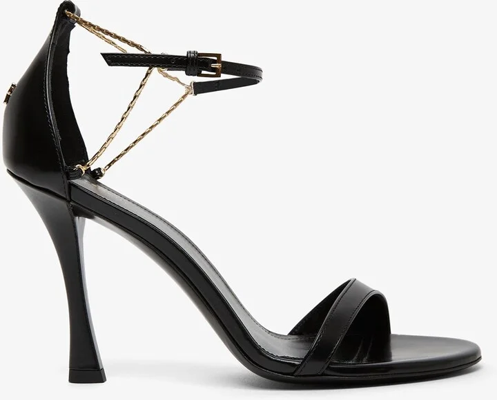 4G 95 liquid black sandals