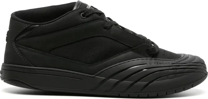 4G-appliqué tonal sneakers