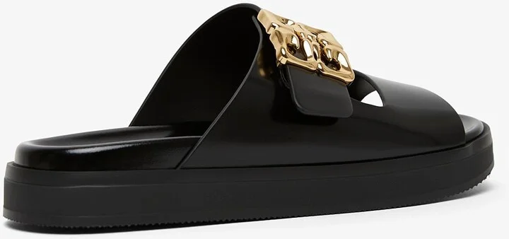 4G black flat sandals - Image 3