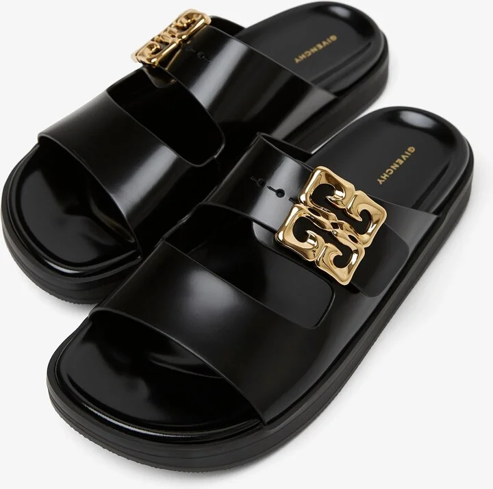 4G black flat sandals - Image 4