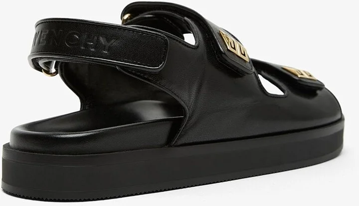 4G black strap flat sandals - Image 3