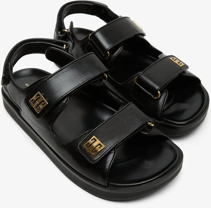 4G black strap flat sandals - Image 5
