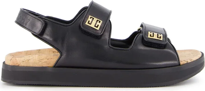 4G leather sandals