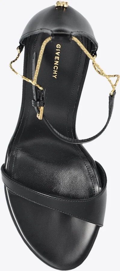 4G Liquid 90 Leather Sandals - Image 3