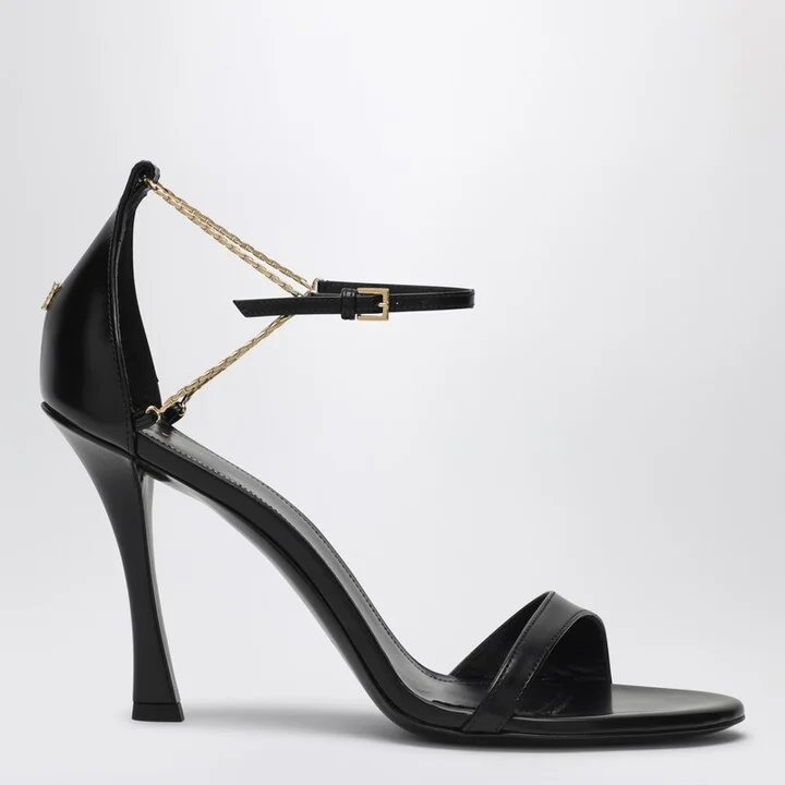 4G Liquid 95 sandals in black leather