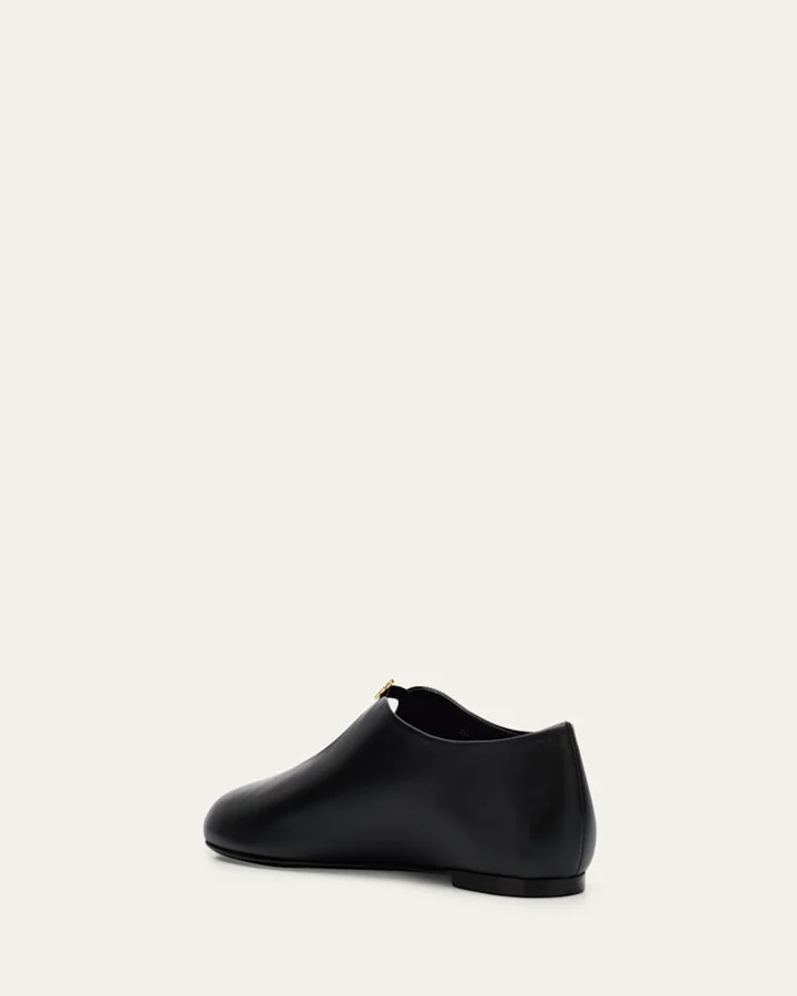 4G Liquid Leather Ballerina Flats - Image 2