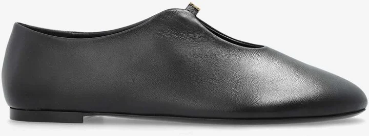 4G Liquid Nappa Leather Ballet Flats