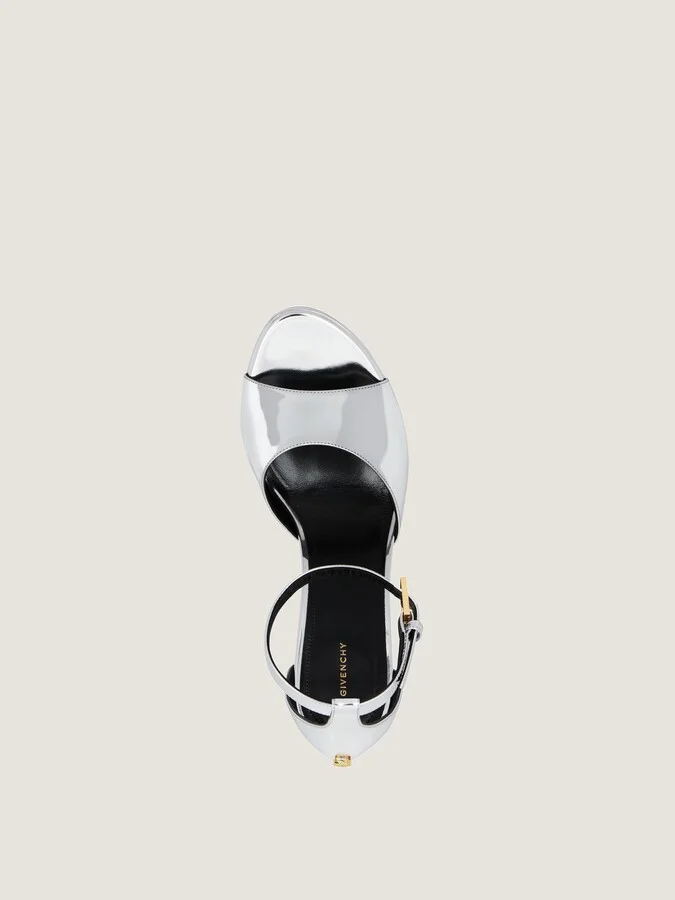 4G Liquid platform sandals in patent leather - Image 4