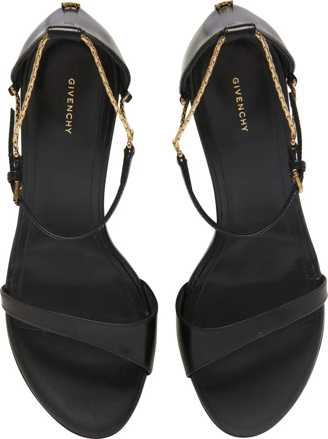 4G Liquid sandals in leather - Image 5