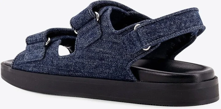4G Logo Denim Sandals - Image 2