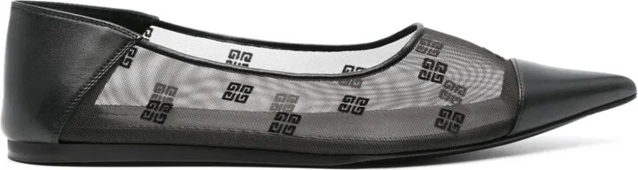 4G mesh ballerina shoes