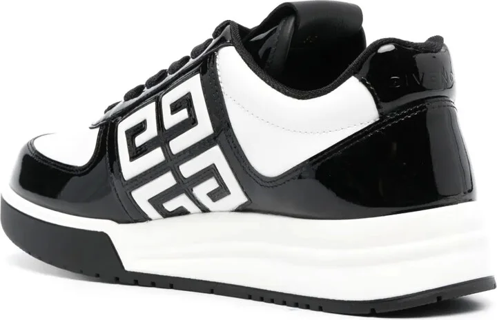 4G-motif leather sneakers - Image 3