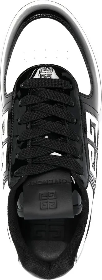 4G-motif leather sneakers - Image 4