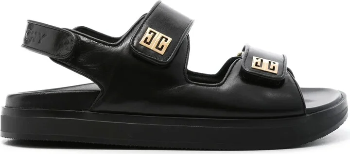 4G-motif sandals