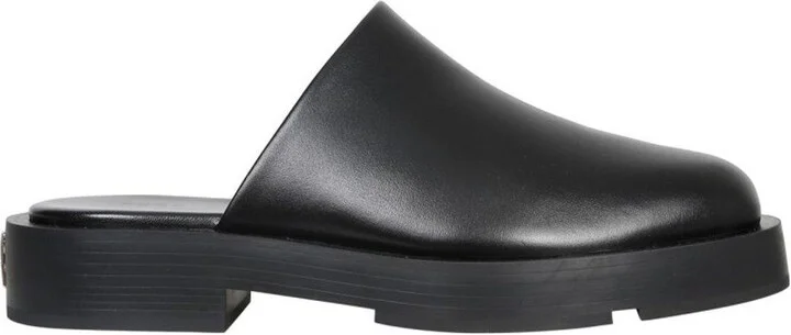 4g Plaque Squaretoe Mules