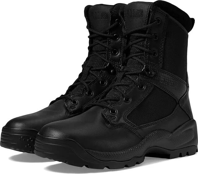 5.11 Tactical 8 ATAC 2.0 Side Zip Women's Boots Black 1 : 7.5 M, Textile/Leather