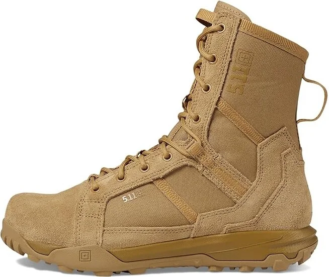 5.11 Tactical A/T 8 Arid Men's Work Lace-up Boots Coyote : 11.5 M, Suede - Image 5