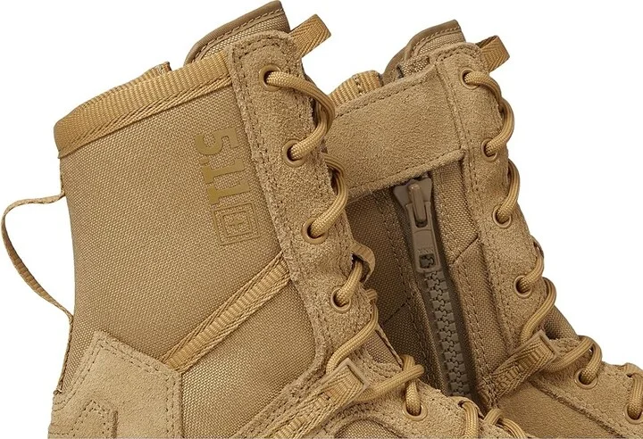 5.11 Tactical A/T 8 Arid Men's Work Lace-up Boots Coyote : 11.5 M, Suede - Image 6