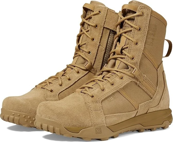 5.11 Tactical A/T 8 Arid Men's Work Lace-up Boots Coyote : 11.5 M, Suede