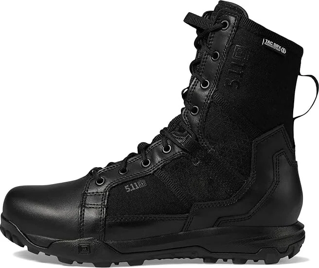 5.11 Tactical A/T 8 SZ WP Men's Shoes Black 1 : 8 W, Leather/Textile - Image 5