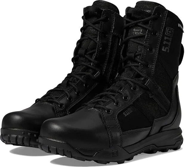 5.11 Tactical A/T 8 SZ WP Men's Shoes Black 1 : 8 W, Leather/Textile
