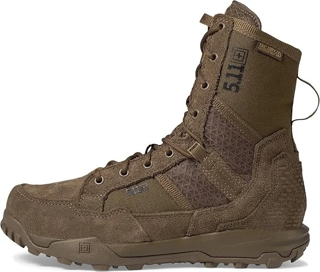 5.11 Tactical A/T 8 WP Men's Shoes Dark Coyote 1 : 6.5 M, Leather/Textile - Image 5