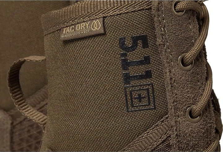 5.11 Tactical A/T 8 WP Men's Shoes Dark Coyote 1 : 6.5 M, Leather/Textile - Image 6