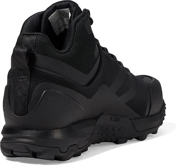 5.11 Tactical A/T Mid WP Men's Boots Black 1 : 9 W, Synthetic - Image 4