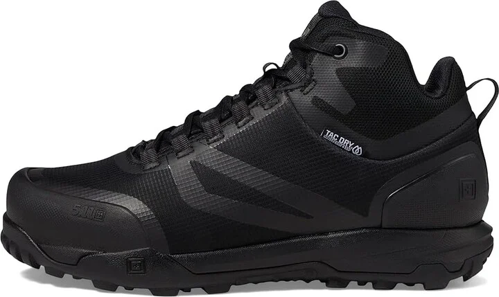 5.11 Tactical A/T Mid WP Men's Boots Black 1 : 9 W, Synthetic - Image 5