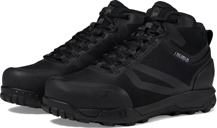 5.11 Tactical A/T Mid WP Men's Boots Black 1 : 9 W, Synthetic