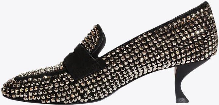 50 Crystal Embellished Loafers - Image 2
