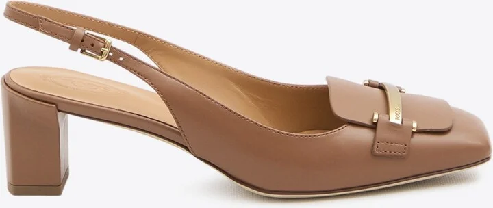 50 Leather Slingback Pumps