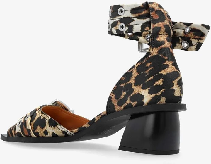 50 Leopard Print Buckled Pumps - Image 2