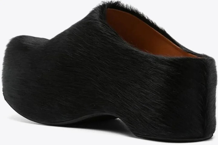 50 Long-Hair Calfskin Clogs - Image 2