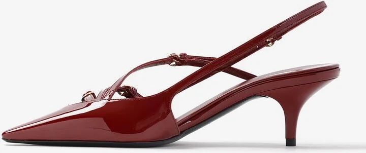 50 Multi-Strap Patent Calf Leather Pumps - Image 2