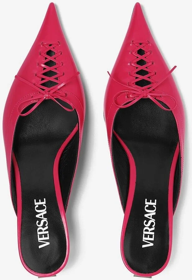 50 Pin-Point Leather Mules - Image 2