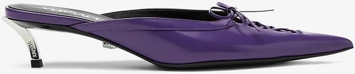 50 Pin-Point Leather Mules