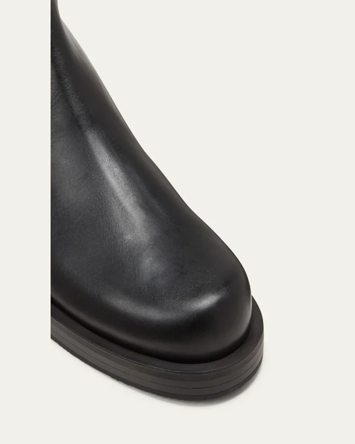 5050 Bold Leather Over-The-Knee Boots - Image 9