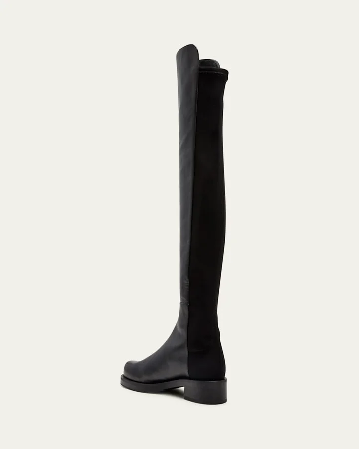 5050 Bold Leather Over-The-Knee Boots - Image 11