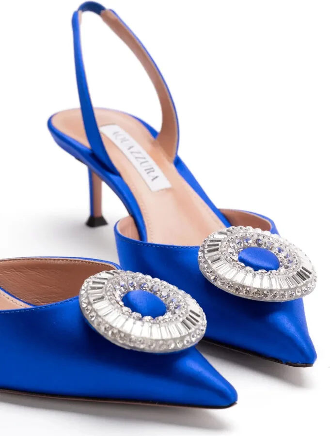 50m Crystal Hoop Sling pumps - Image 5