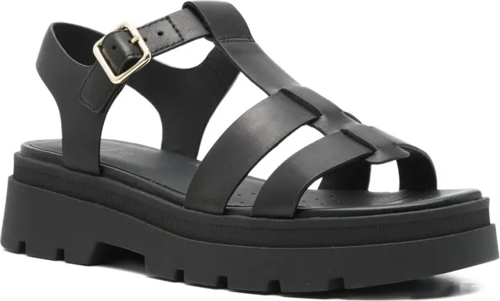 50mm Adacter buckle-fastening platform sandals - Image 2