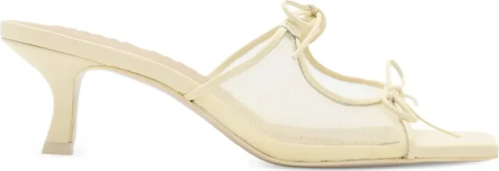50mm Allegra bow-detail sandals